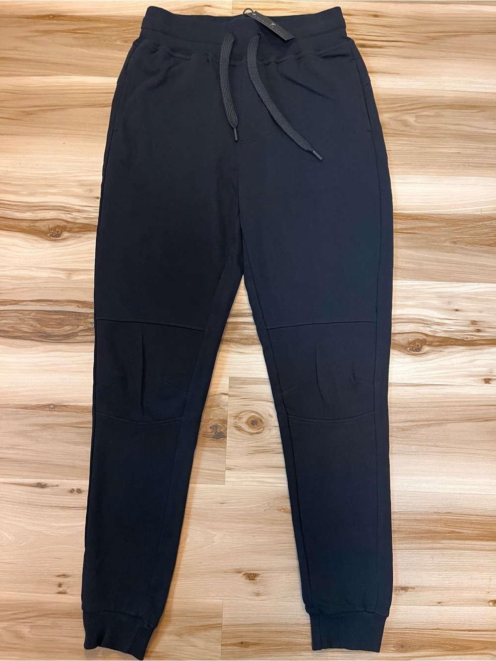 AMERICAN TALL Men’s Medium Tall M/T Black Fleece Jogger Pants New With Tags
